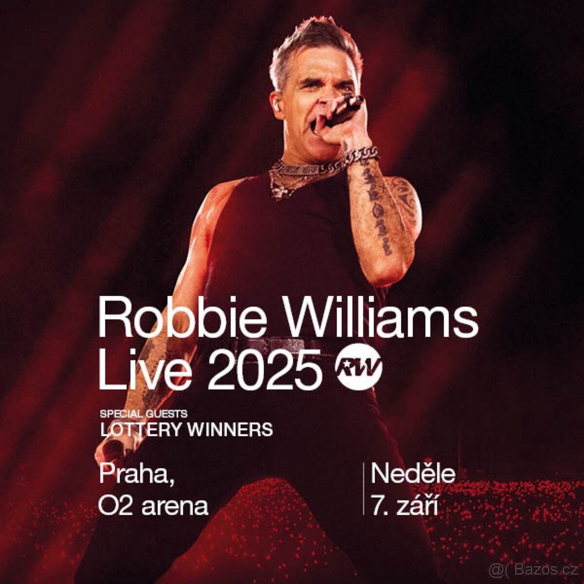 2x vstupenka Robbie Williams Praha