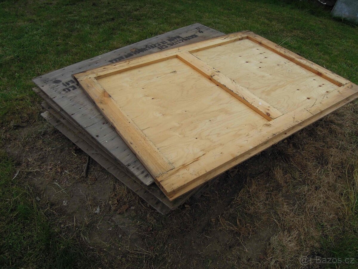 Desky, bednění, zpevněná překližka