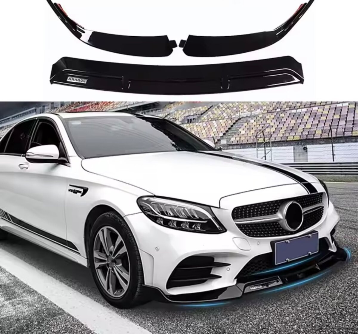 Mercedes W205 Brabus přední spoiler