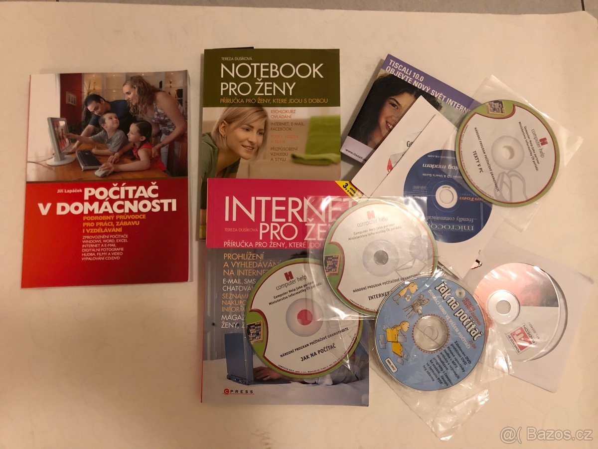 Knihy o PC a Internet pro ženy
