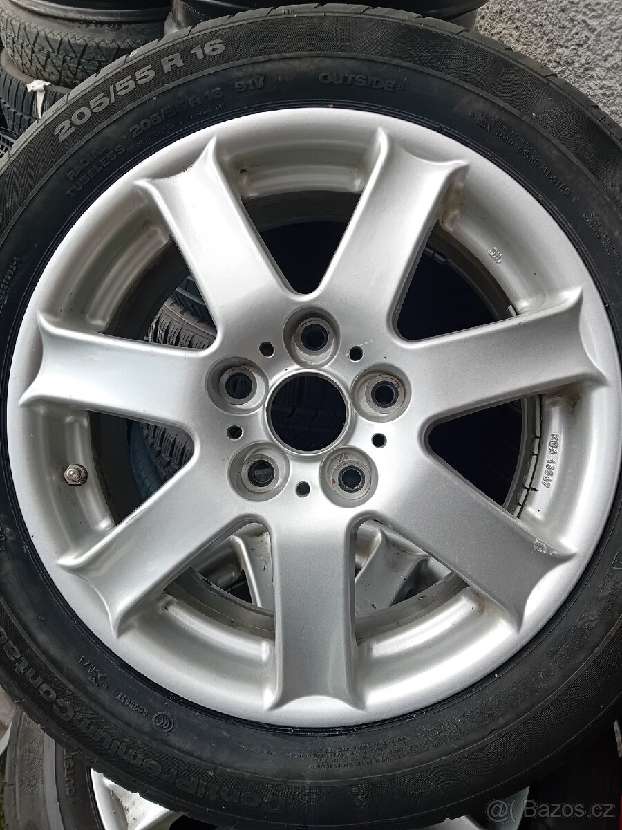 Prodám Sadu Alu 5x120/ 7J/16 BMW