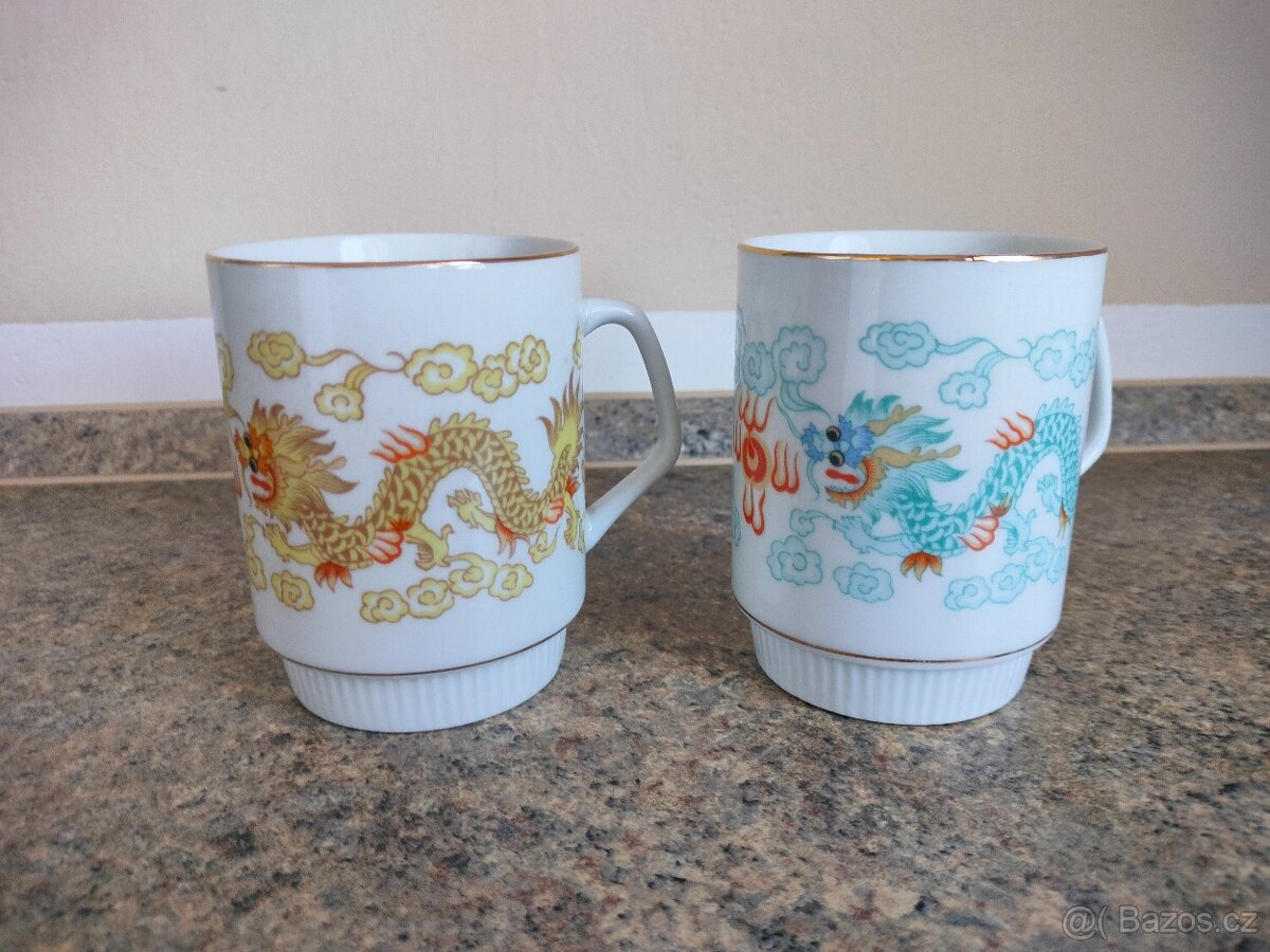 Dva snídaňové hrnířky pro pár,