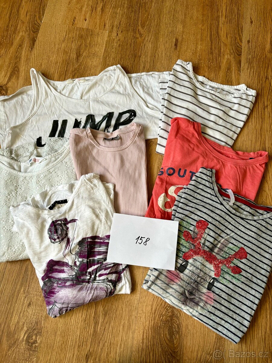 Dívčí trička, vel.158/164