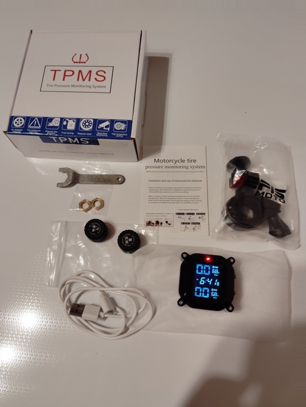 TPMS snímače tlaku v pneumatikách motocyklu/elektrokola