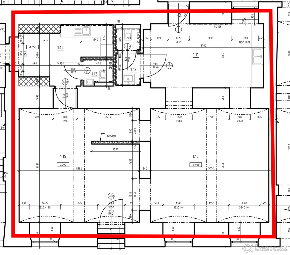 Pronájem restaurace 107 m²