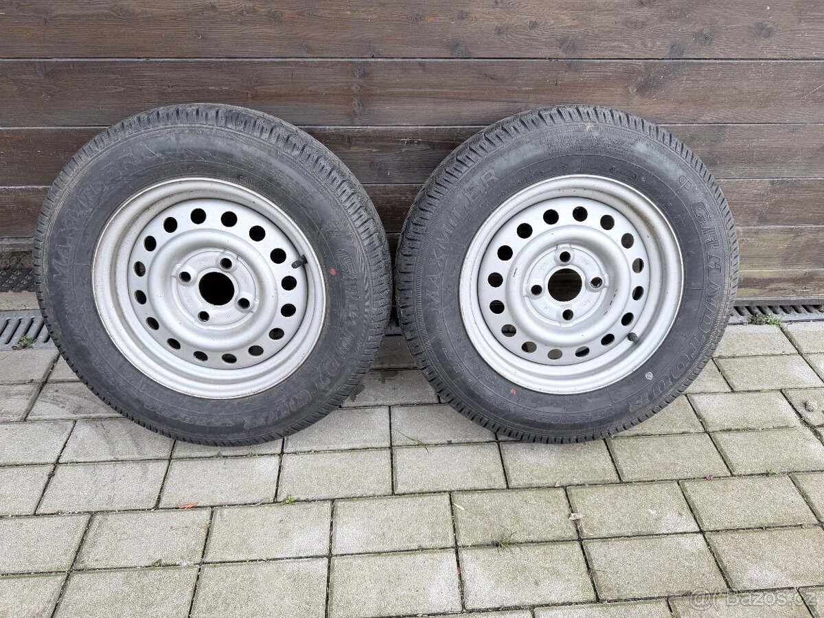 Plechové disky přívěsný vozik