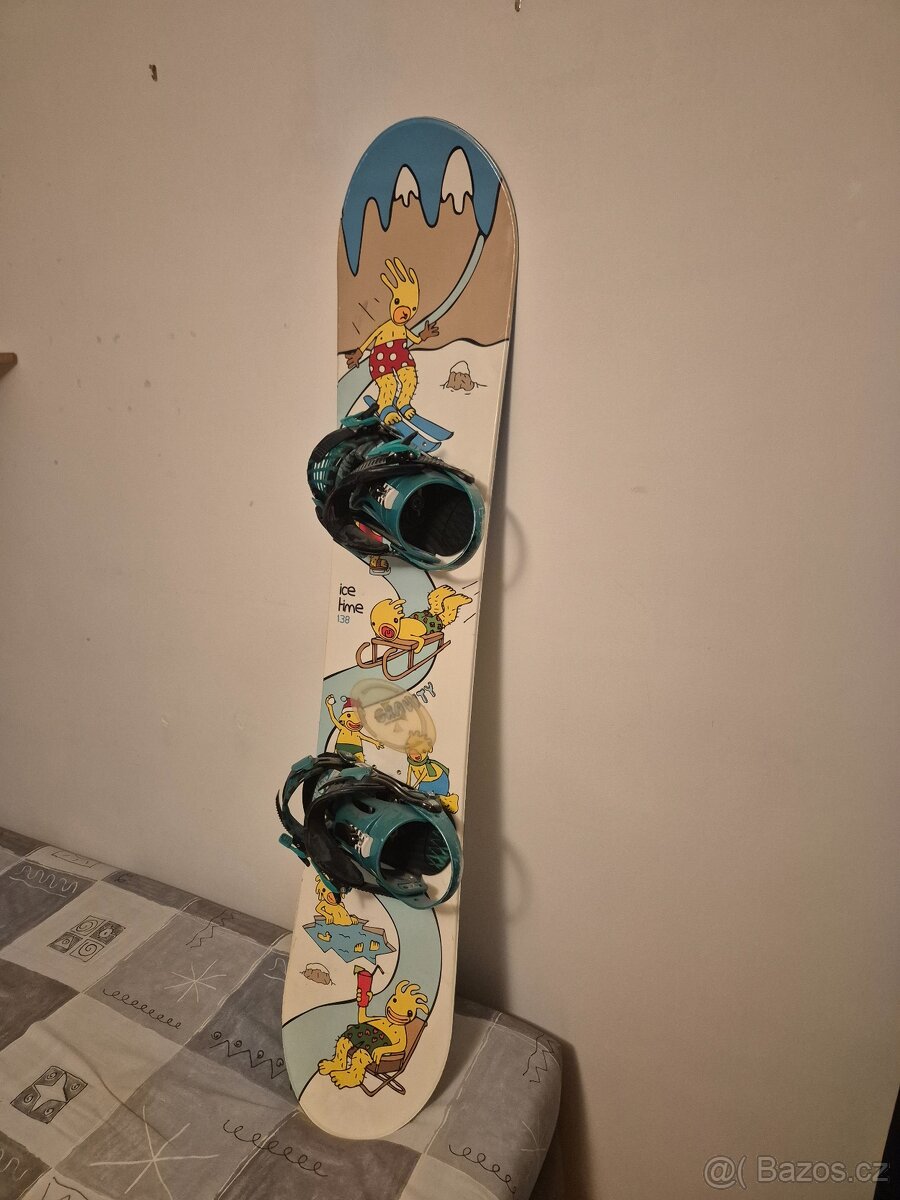 Snowboard gravity ice time