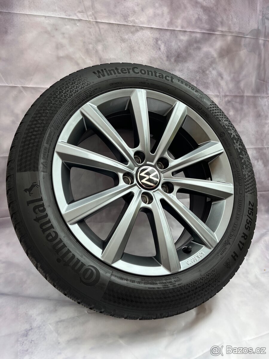 Origo. Alu vw. Merano R17 antracit 215/55/17