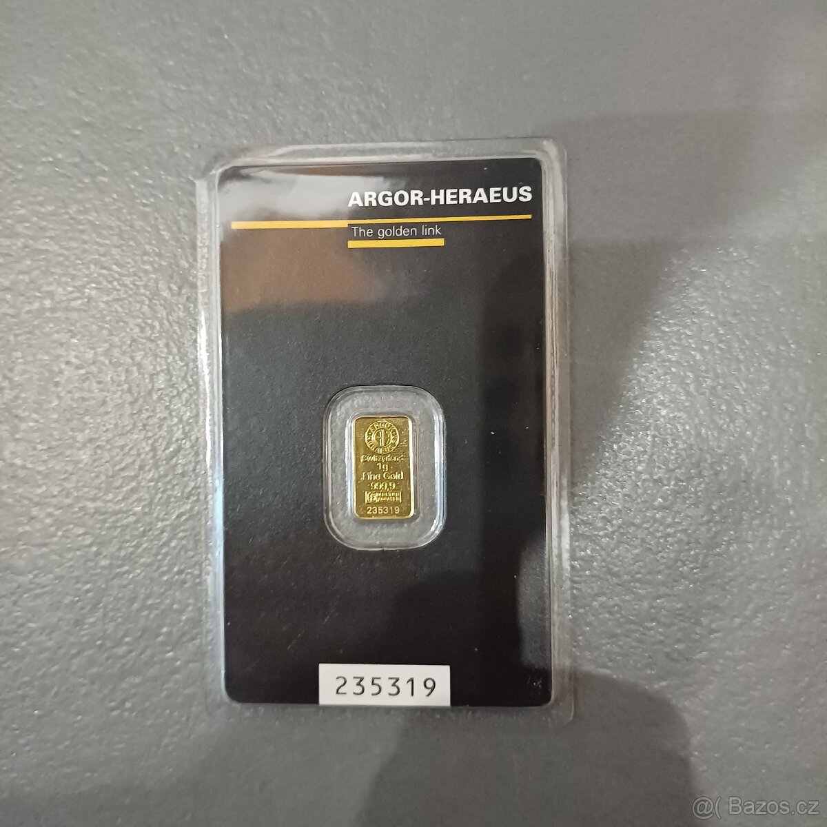 Zlato 24 karátů 1grqm