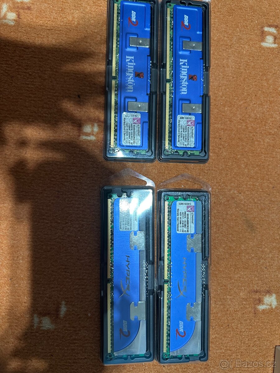 RAM ddr2 2gb a 4gb kit.