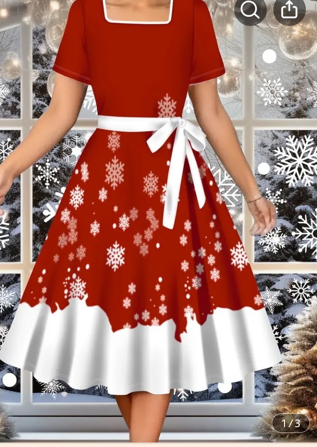 Dámské vánoční šaty vel.M