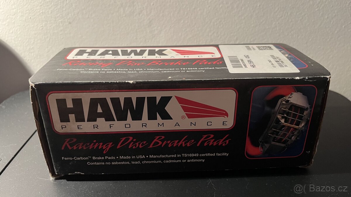 Brzdové destičky na MX-5 NB Hawk Performance HP PLUS