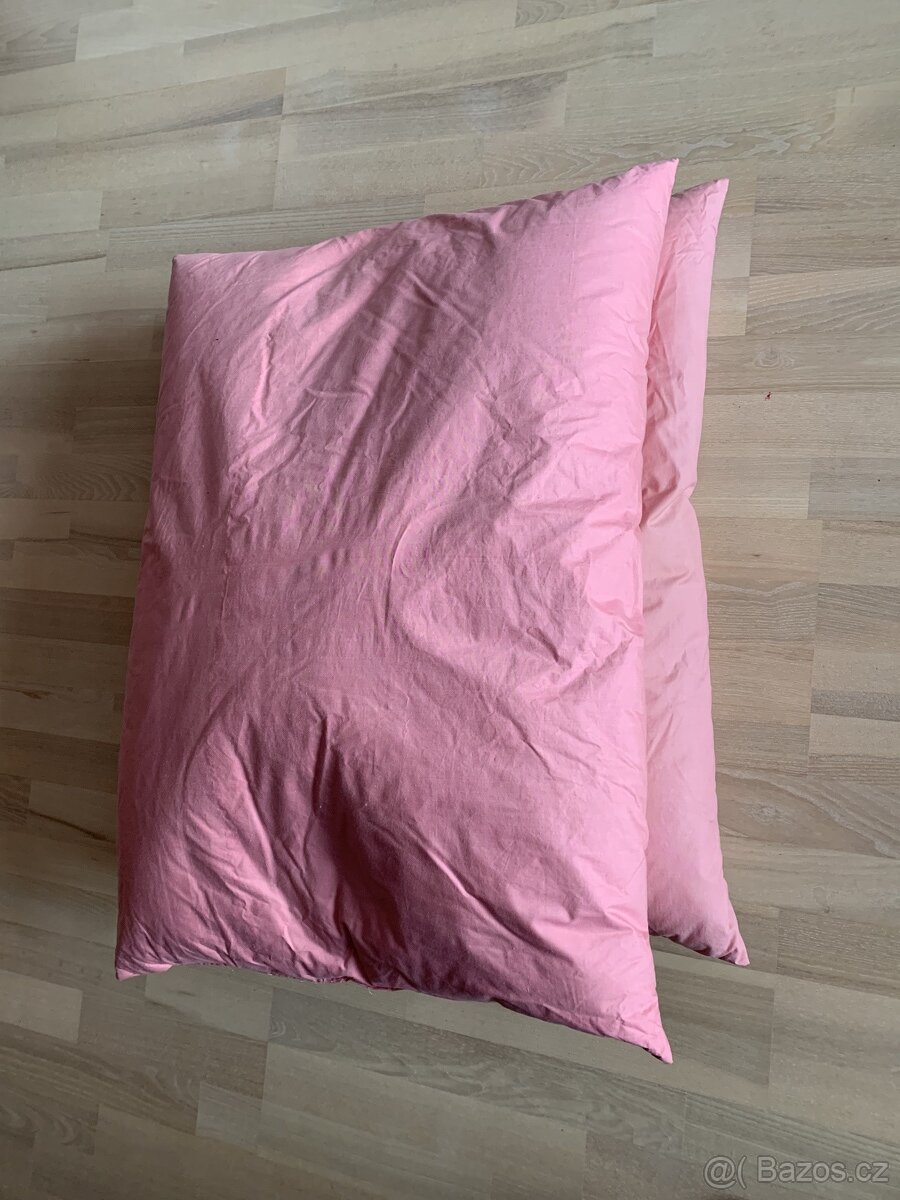 Péřové peřiny + polštáře