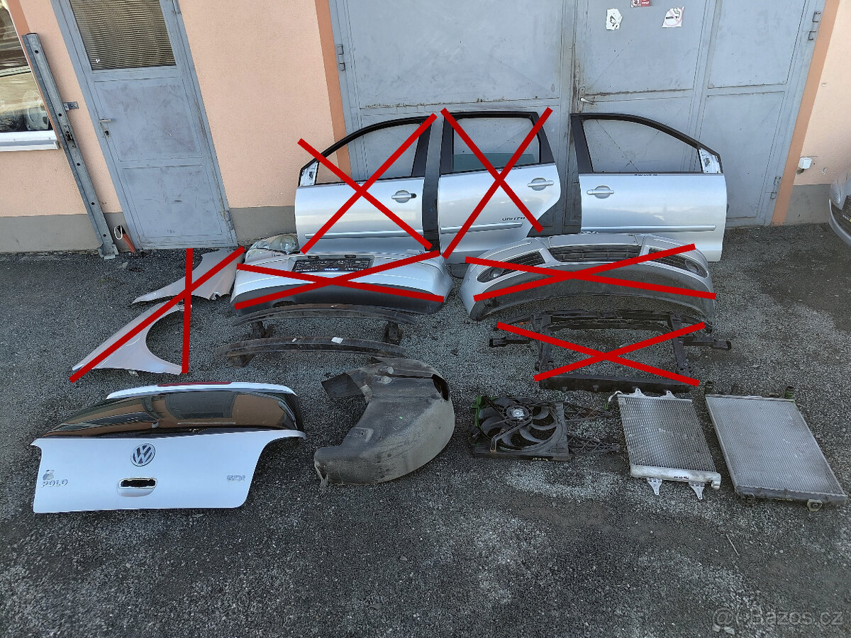 Karosářské díly Polo 9N (05-09)