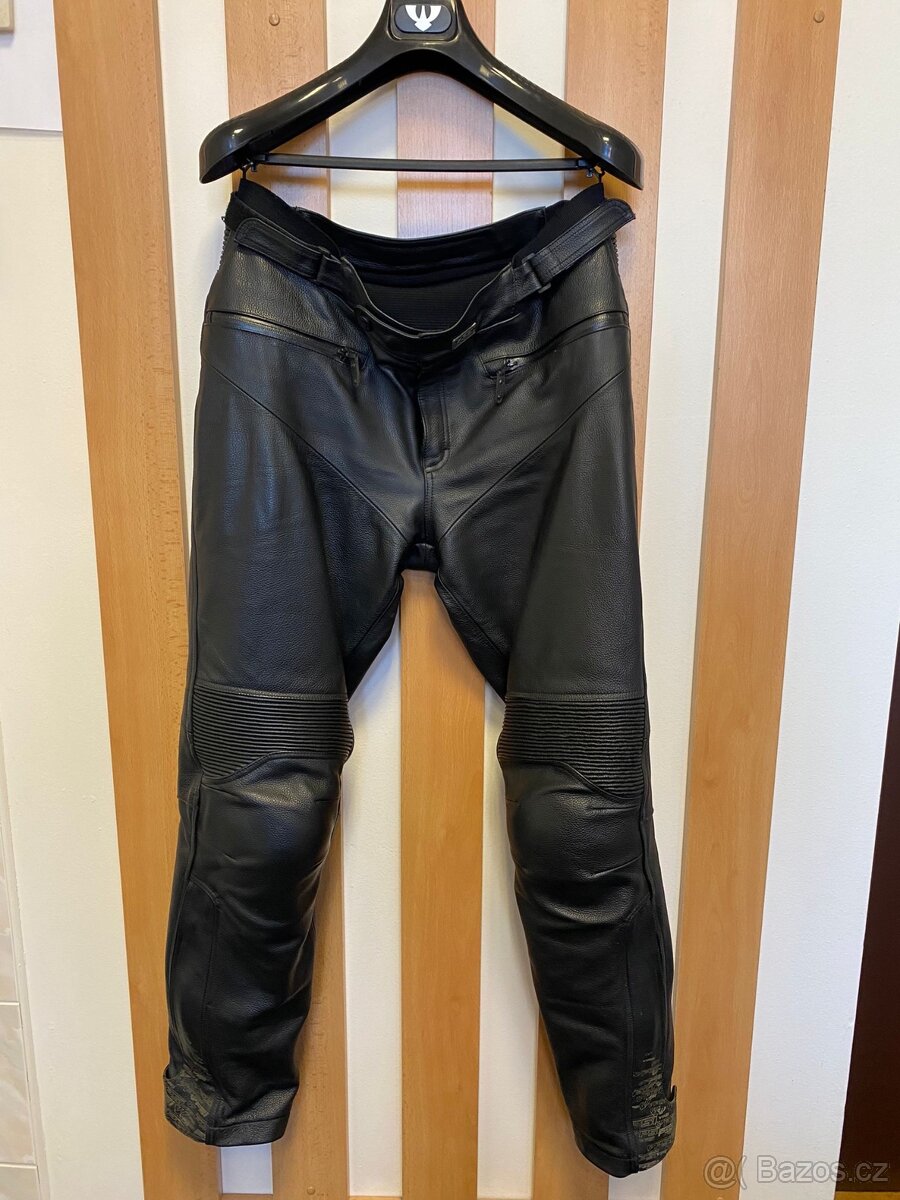 Kožené moto kalhoty Psi Hubík