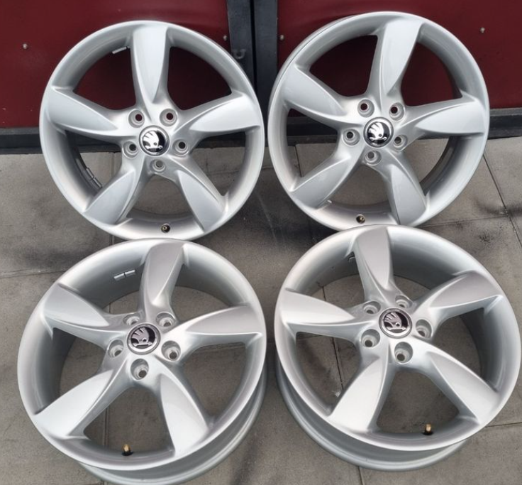17"-NOVÉ ALU DISKY 5x112 ŠKODA OCTÁVIA-III+GOLF-7
