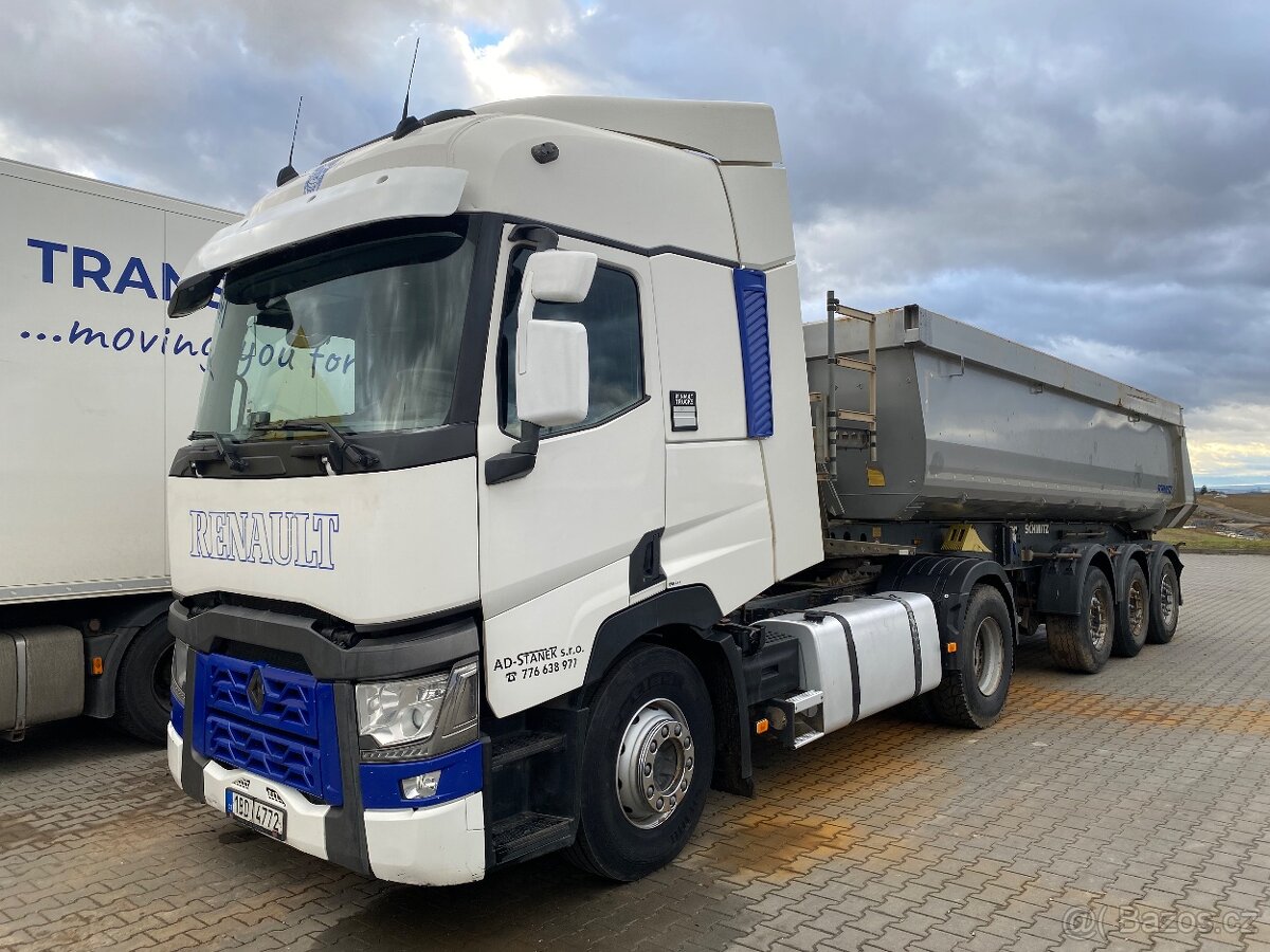Prodá Tahač Renault T  480 + Sklápěcí návěs Schmitz