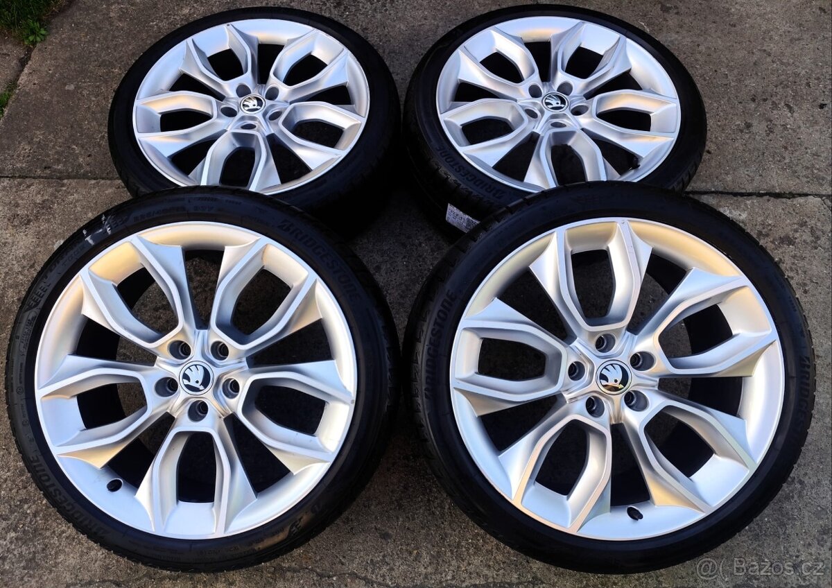 Alu kola originál Škoda Karoq 5x112 R19 Carter
