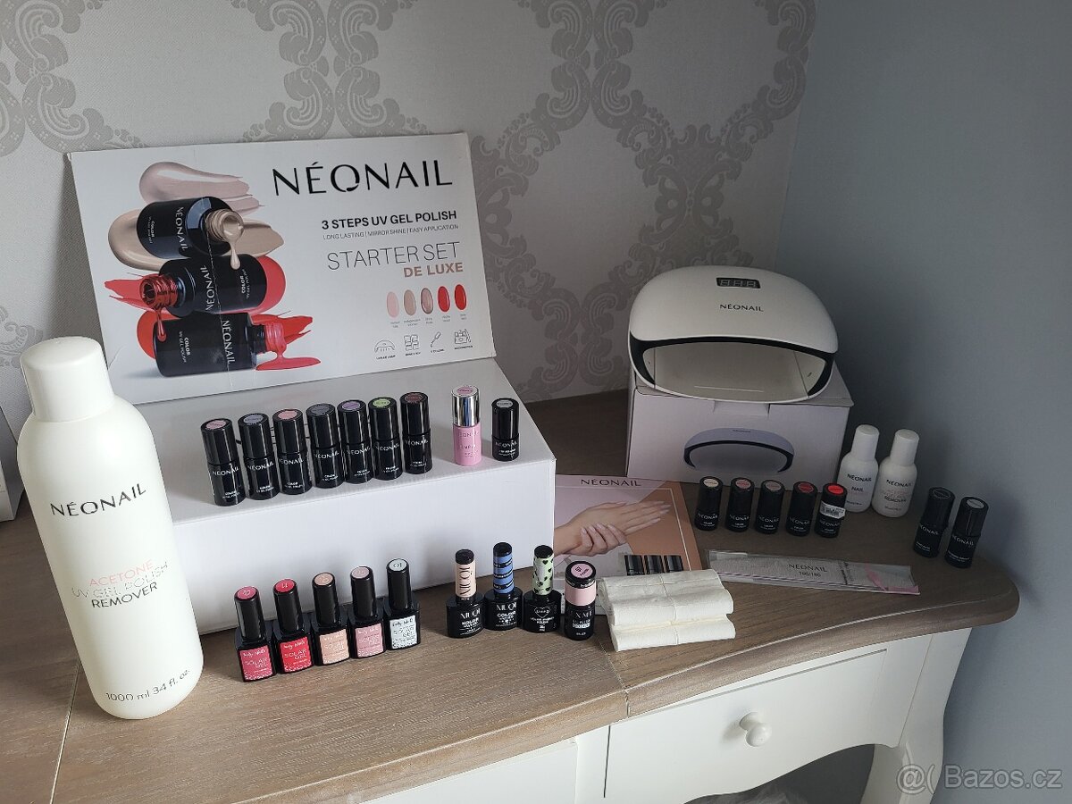 NEONAIL STARTER SET DE LUXE-LUXUS LED UV LAMP+LAKY
