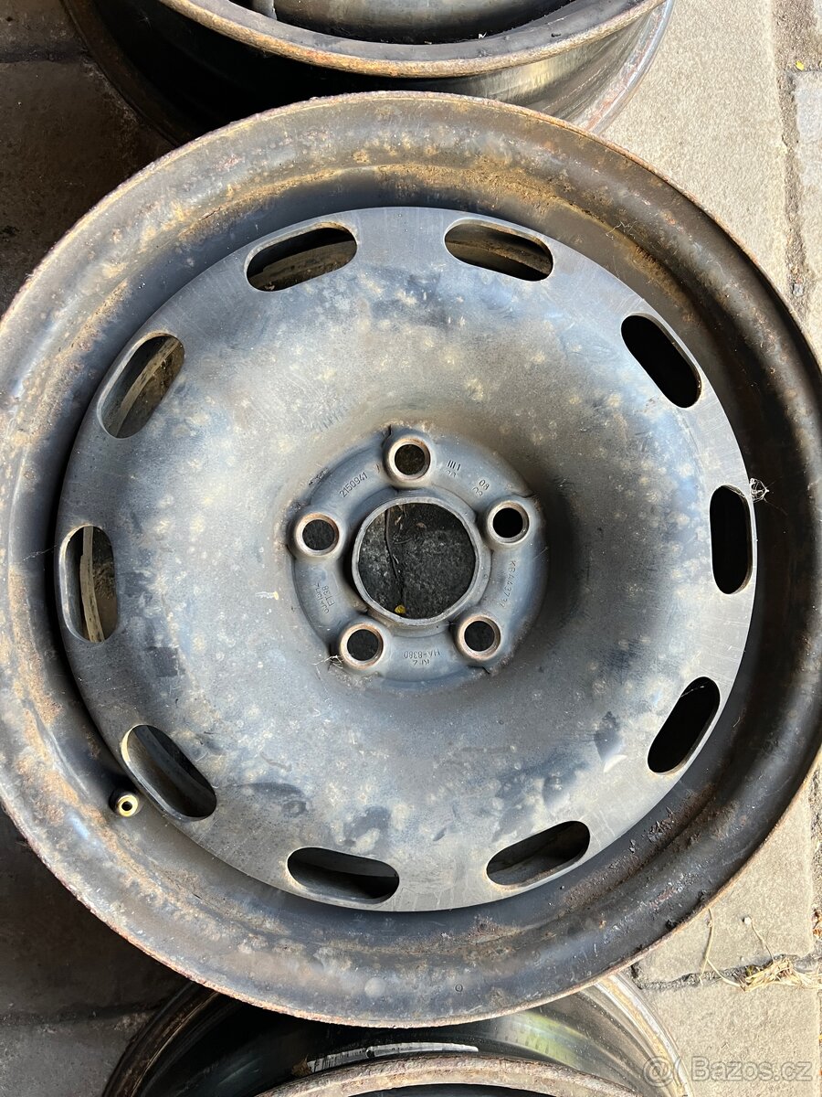 Plechove disky 15” Škoda Octavia 5x100