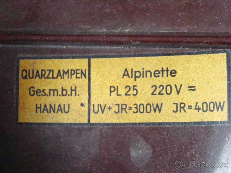 Transformátor 120/220 V - Retro předmět