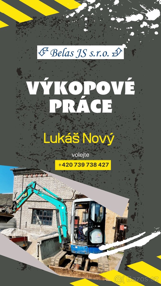 Zemní práce Belas JS