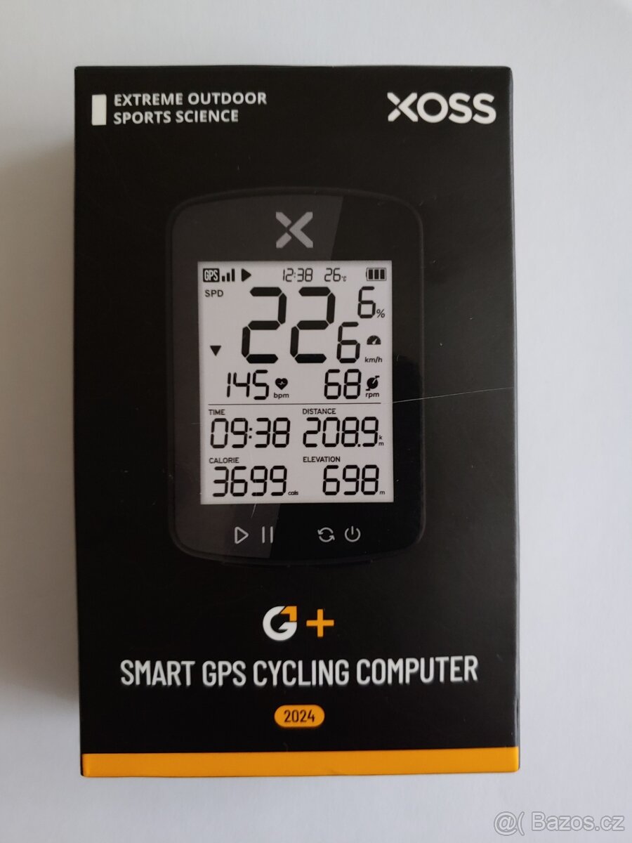 GPS cyklopočítač XOSS G2+
