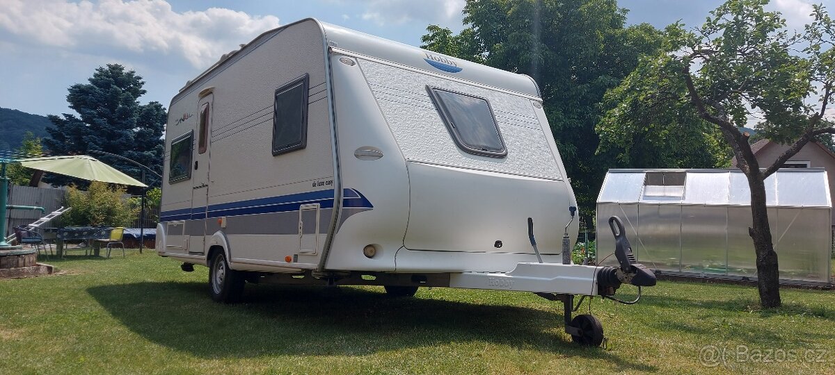 karavan hobby 460 ufe 2005/Mover /Předstan /Baterie