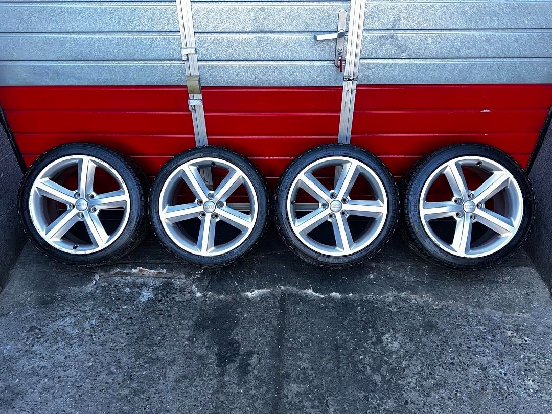 Original ALU kola Audi 18" 8J ET47 + zimní pneu 235/40/R18