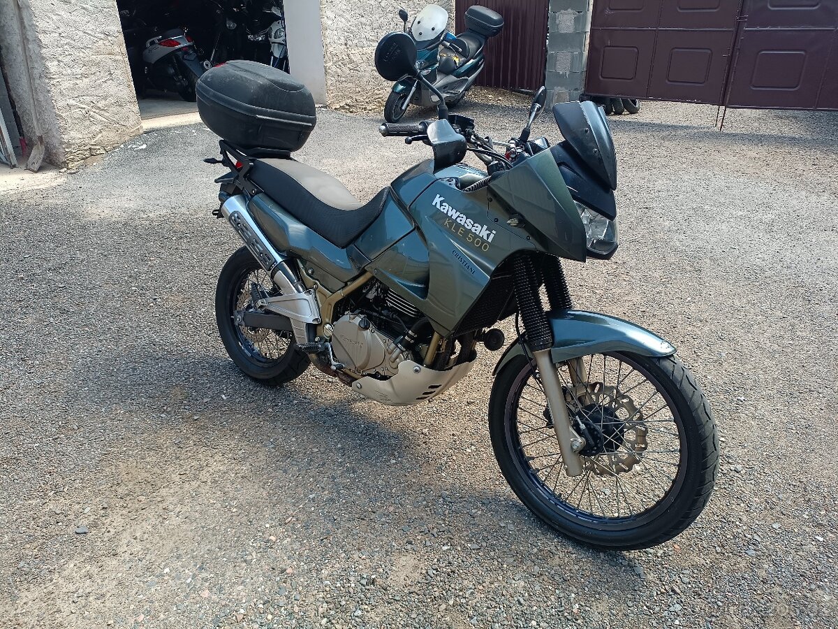 Kawasaki KLE 500 2007 Cz doklady v ceně