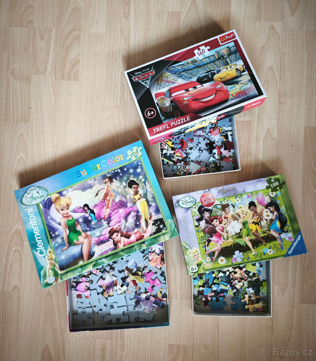 Prodám 3x puzzle 6+