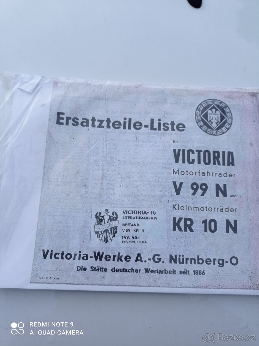 Motokolo Victoria vn 99 n.