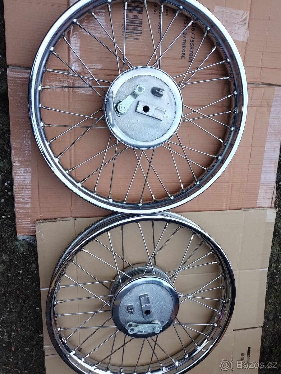 ČZ Sport 19" ČZ 473, 470 , 475 nová kola a brzdové štíty
