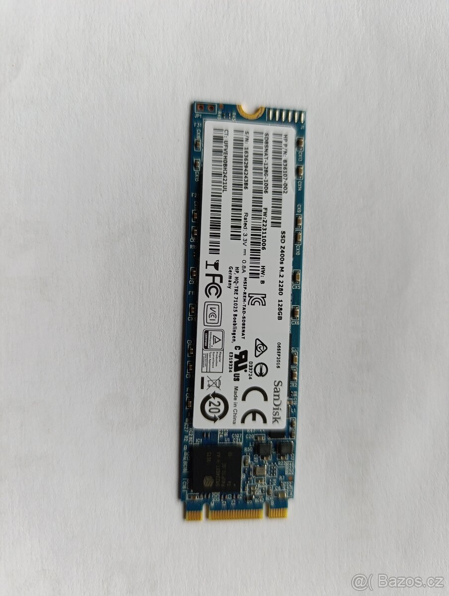Harddisk ssd z400s M.2 2280 128GB