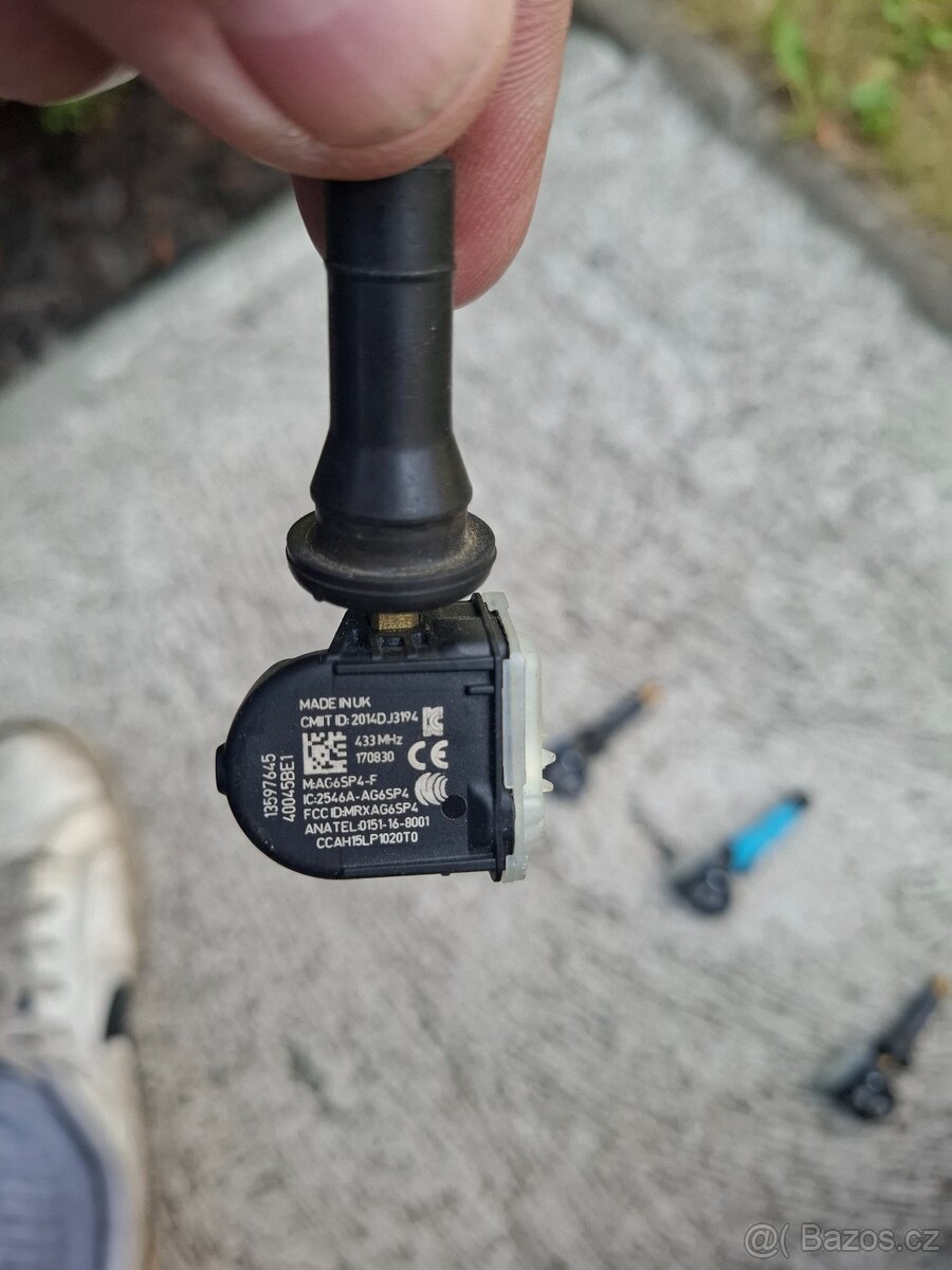 Opel TPMS ventilkyvsenzory