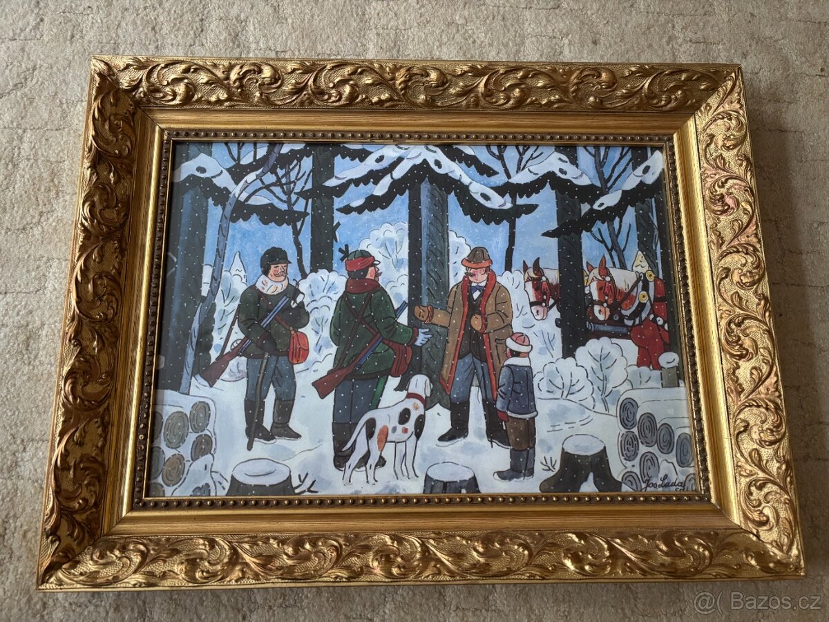 Josef Lada - MYSLIVCI-1955