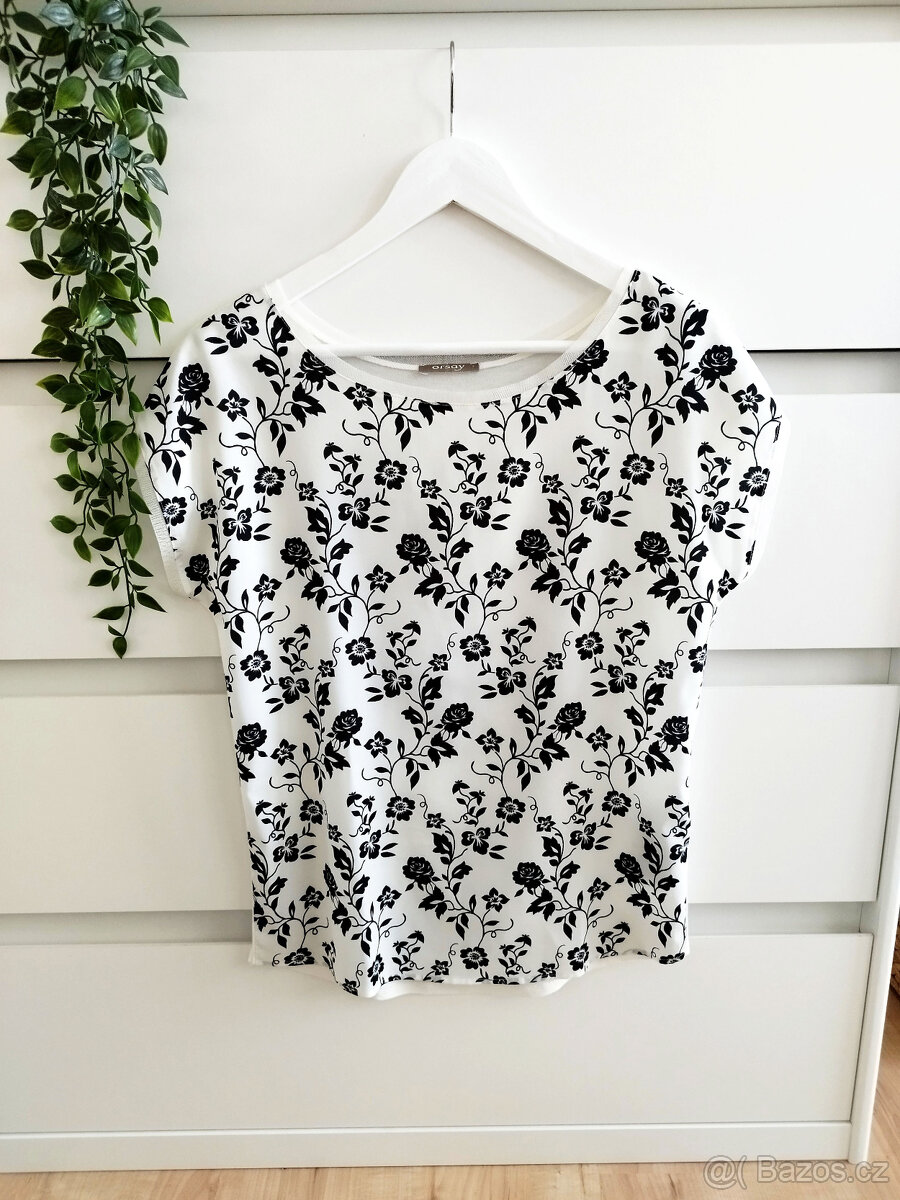 Orsay květinové květované tričko vel S (36)
