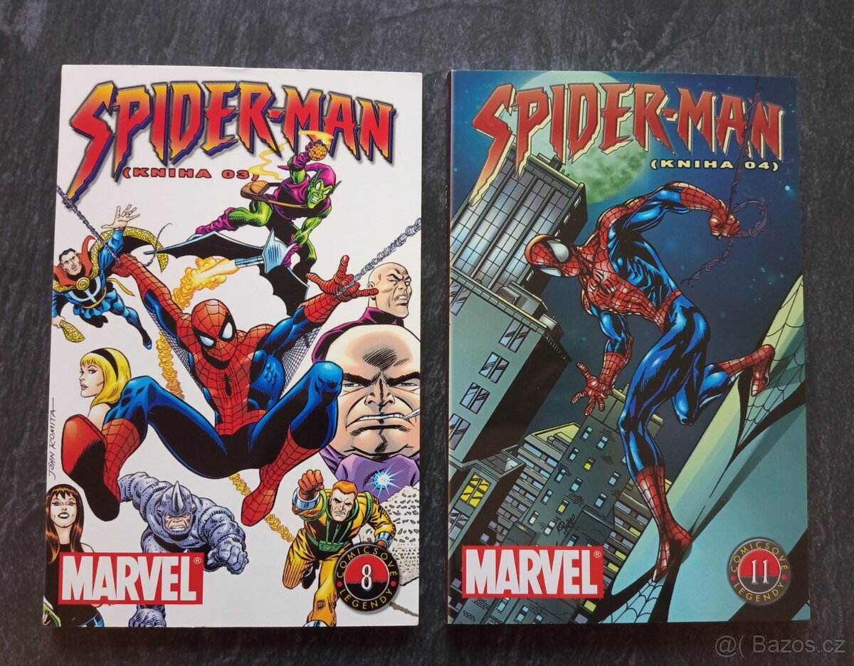 Comicsové legendy 8 a 11: Spider-Man - knihy 3 a 4