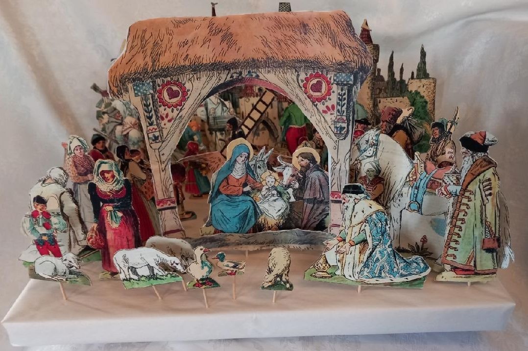 Papírový Betlém staročeský, 37 postav