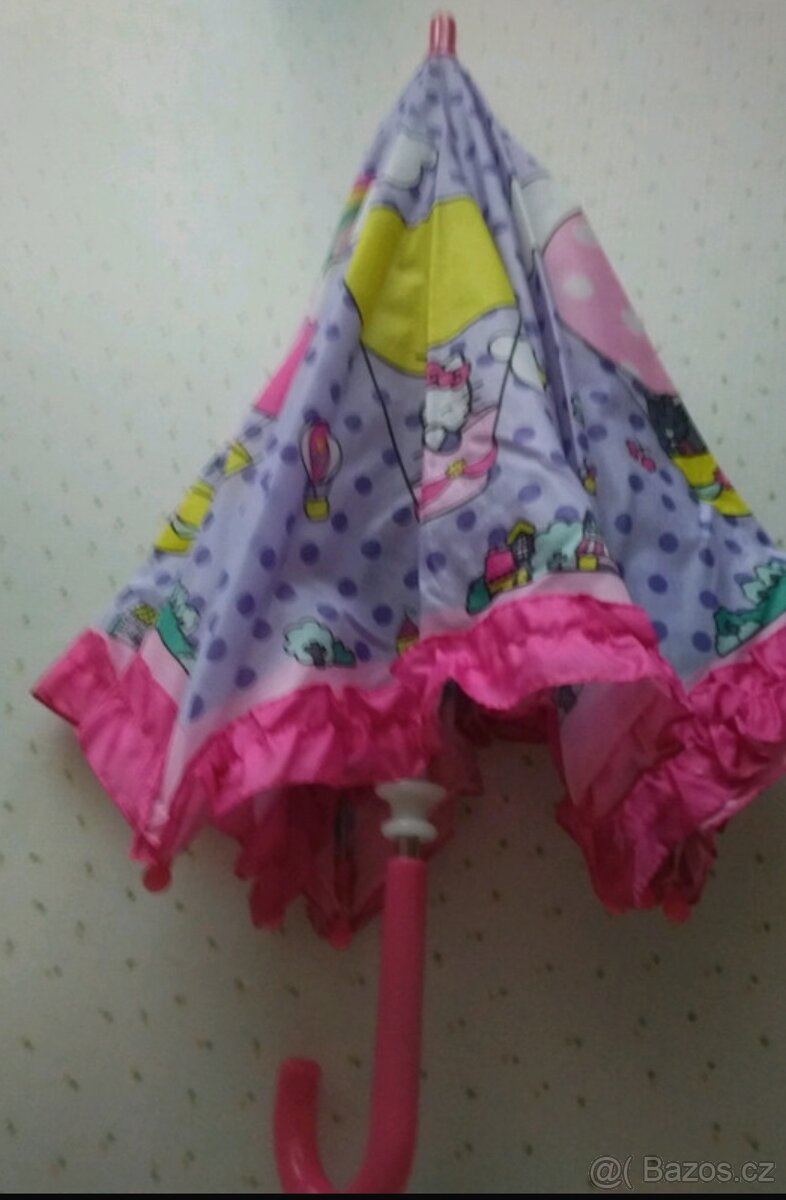 Divčí deštník s Hello Kitty