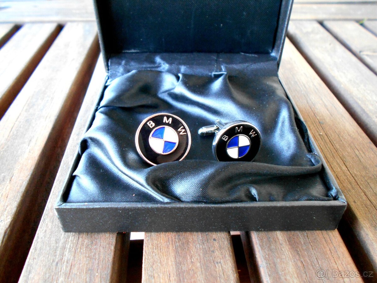 2x Manžetové knoflíčky BMW + dárková krabička