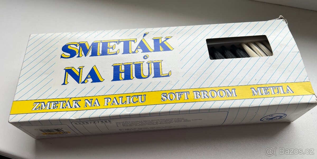 Nový retro smeták vč. krabičky