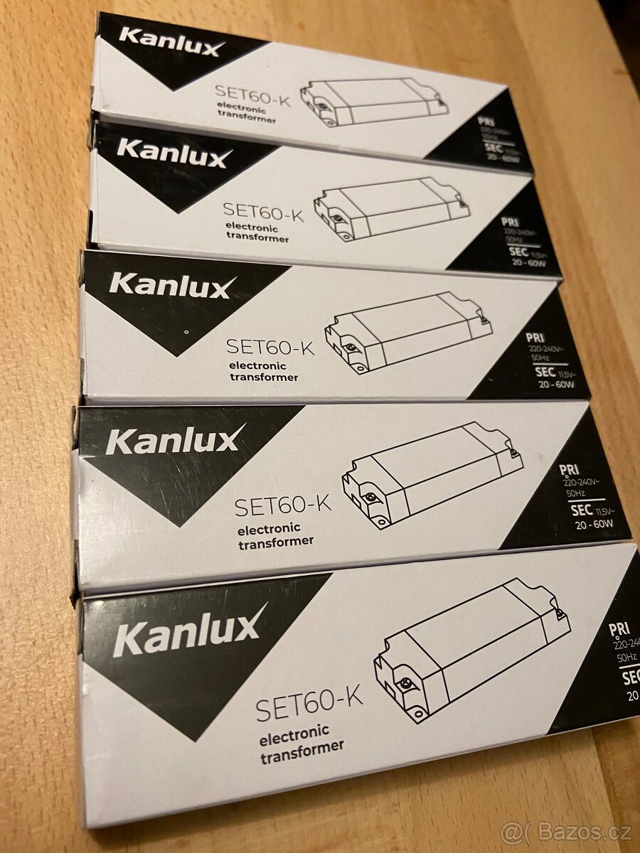 Zdroj Trafo 11,5 V DC; 60 W Kanlux 5ks