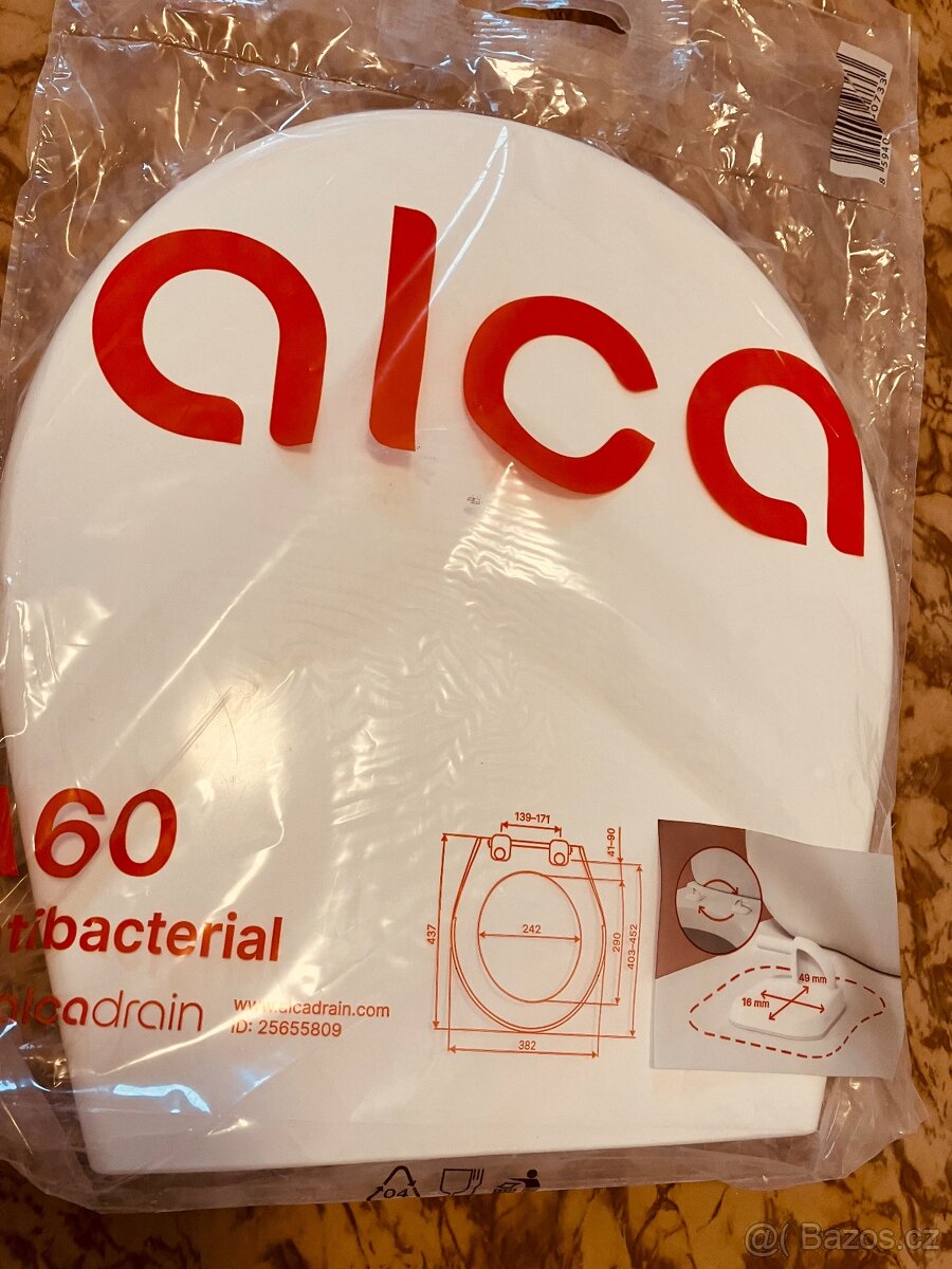 Nové záchodové sedátko Alca A60