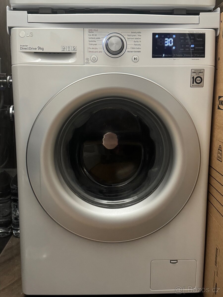 Prodám set pračky a sušičky – LG FA4TURBO9E + LG RC81V9AV4N