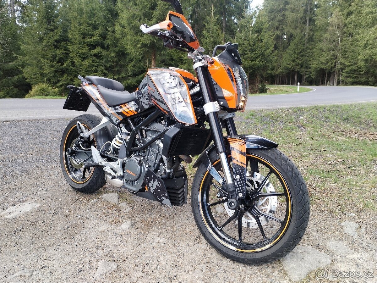 KTM Duke 200 TOP stav původ Německo