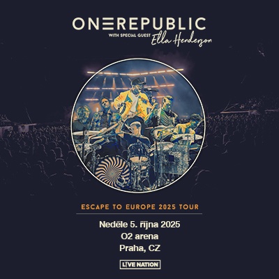 Prodám 2x vstupenky na koncert One Republic v Praze