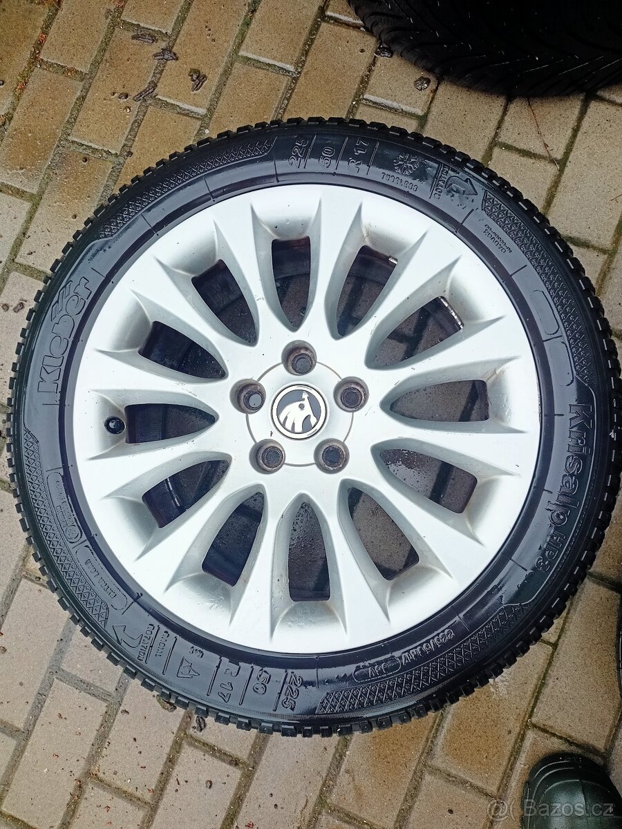 Originál litá kola Škoda Superb 2 7,5x17 5x112 et49