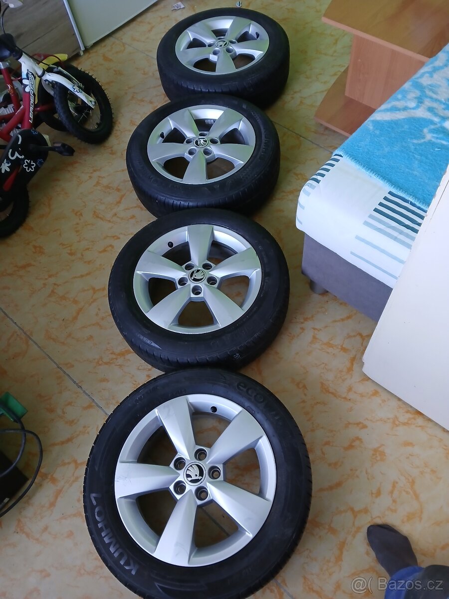 disky R 15 fabia rapid 6jx15 ET38,185/60 R15 letni