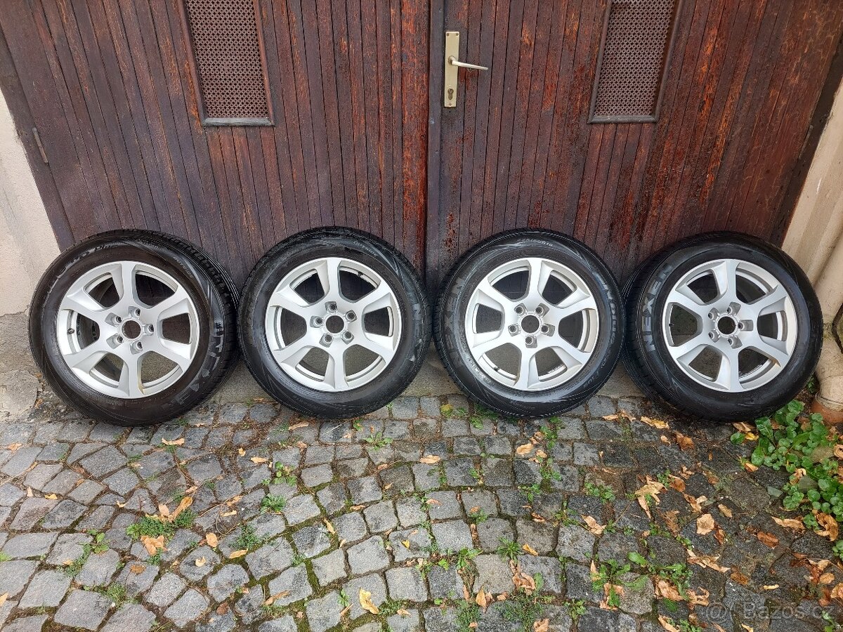 Audi ALU kola R16 5x112 včetně letních pneu Nexen n Blue HD